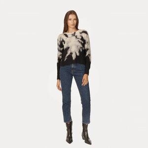 Autumn Cashmere Distressed Scallop Shaker Size Medium